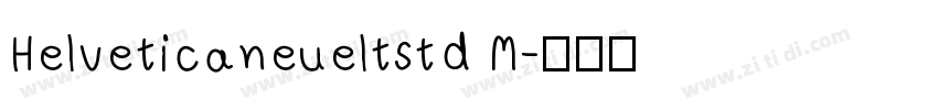 Helveticaneueltstd M字体转换